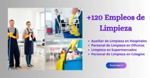 🧼 ¡TRABAJOS EN EL SECTOR LIMPIEZA! |+120 VACANTES